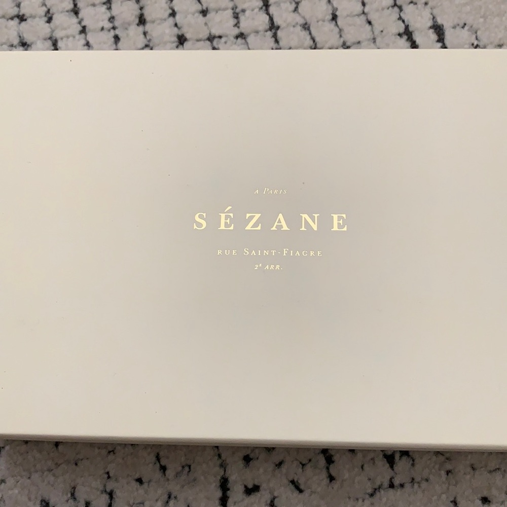 Sézane metallic gold heeled sandals